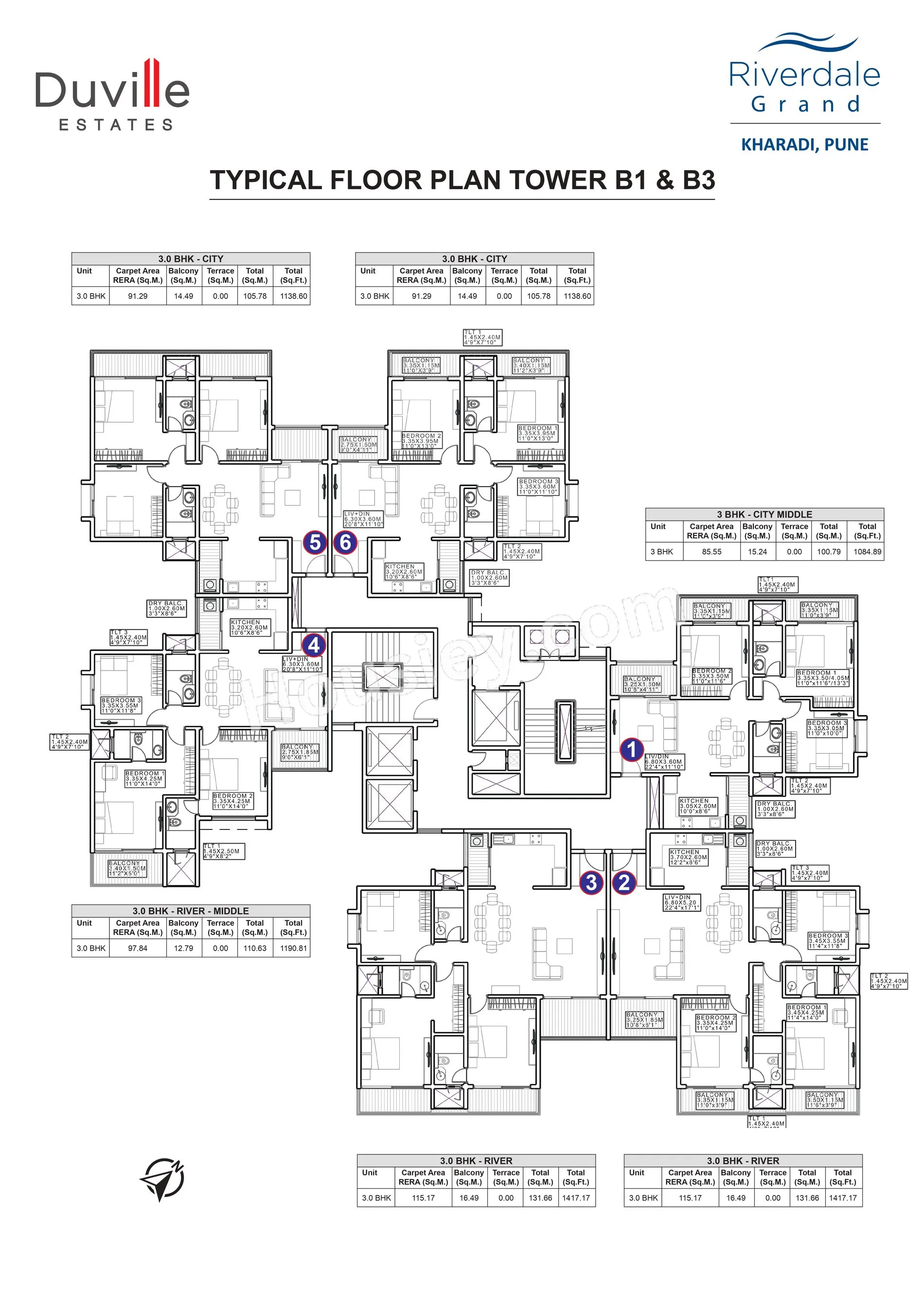 Duville Riverdale Grand Floor plan 1